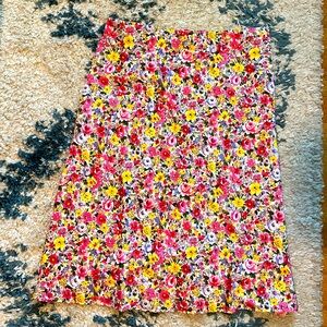 Loft outlet floral skirt